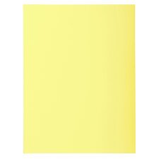 Confezione da 50 cartelle 2 alette SUPER 210 - 24x32cm - Giallo canarino