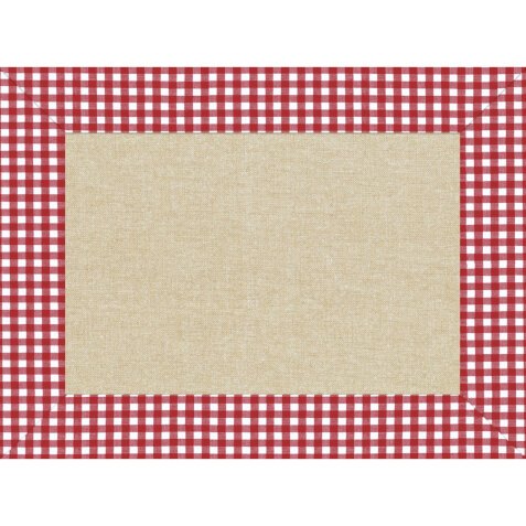 Conf. 400 Tovagliette monouso in carta goffrata con design Lin Vichy 30x40cm - Vichy Linen