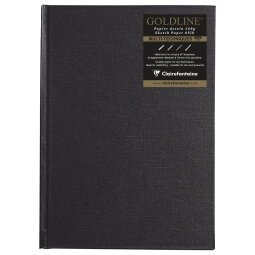 Goldline carnet cousu collé 64F A5 140g F - Blanc