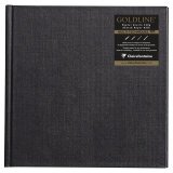 Goldline carnet cousu collé 64F 15x15cm 140g - Blanc