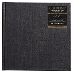 Goldline carnet cousu collé 64F 15x15cm 140g - Blanc