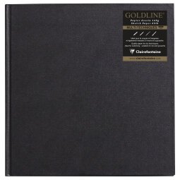 Goldline carnet cousu collé 64F 20x20cm 140g - Blanc