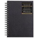 Goldline carnet spiralé 64F A5 140g F - Blanc