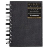 Goldline carnet spiralé 64F A6 140g F - Blanc