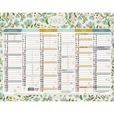 Calendrier illustré Mini Labo 17 x 13 cm Semestriel 2025