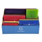 Display 60 Taschen mit Druckknopf Iderama aus PP - Farben sortiert