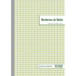  Doorschrijfboek Informatica 29,7x21cm 50 zelfkopiërend papier dupli - Franstalig