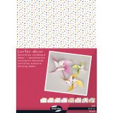 CARTON DÉCOR, Paquet de 40 feuilles 160g/m2 au format 25x35cm - Gribouillage - Multicolore