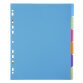 Dividers Chromaline PP A4 6 Parts - Translucent