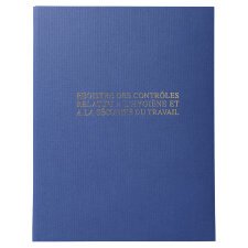 Registre des contrôles relatifs à l'hygiène et à la sécurité du travail ,80 pages