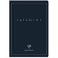 Triomphe PLATINUM cahier piqûre textile A4 96 pages uni papier ivoire 90 g - Bleu