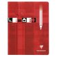 Cahier Dessin piqué 17x22cm 32 pages uni Rouge - Rouge