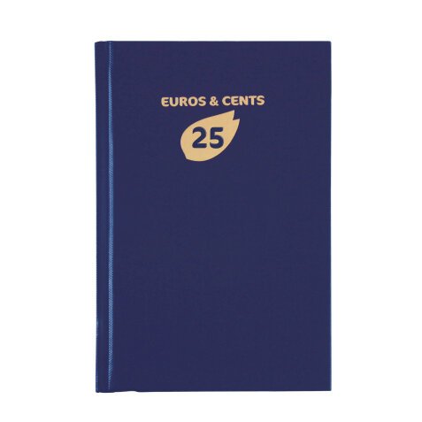 Agenda de bureau Carré Euro et cents 13,5 x 21 cm Journalier Janvier à décembre 2025 - Couleurs assorties