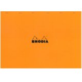 Bloc de bureau Rhodia 42 x 29,7 cm agrafé orange n°38 - 5 x 5 - 80 feuilles