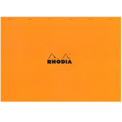 Rhodia notizblock no.38 a3+ 80 blätter kariert 80g - orange