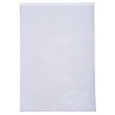 Sachet de 10 étuis de protection simples PVC Haute Qualité 30/100e - A5 - Cristal