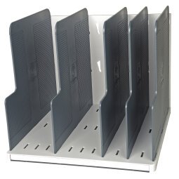 MODULOTOP vertical sorter w.5 dividers - Light grey