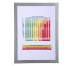 Pochette d'affichage magnétique A4 - Argent