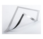 Pochette d'affichage magnétique A4 - Argent