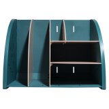 Desk organizer The Organizer Skandi - Pacific Blue/Nude