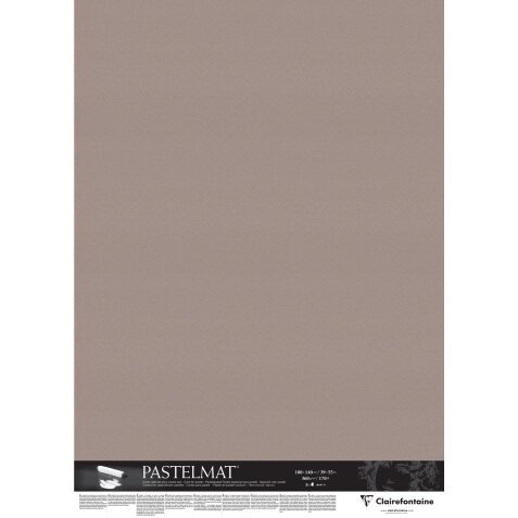 Pastelmat paquet 5F 100x140cm 360g - Gris foncé