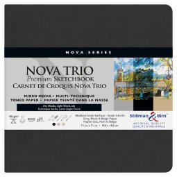 Nova Trio carnet souple 46F 19x19cm 150g - Assortis