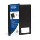 DB Guildhall Dis Book A4 50 Pocket PVC - Black