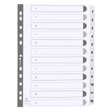 Div Mylar Dividers A4 White 1-12 - White