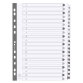 Div Mylar Dividers A4 White 1-20 - White