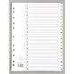 Div Mylar Dividers A4 White A-Z - White