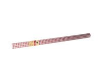 Nappe en rouleau papier damassé -1,18 x 25m - Vichy rouge