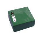 Serviette cocktail, 200 x 200 mm, vert sapin