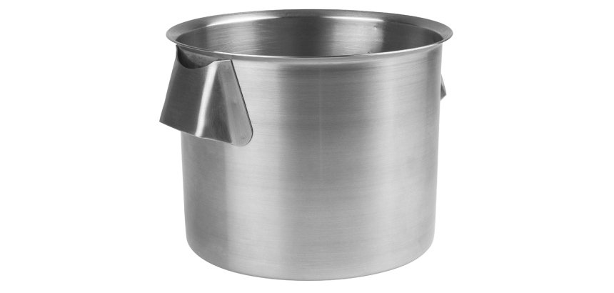 bahut à poignées inox 14 cm