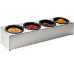 Matfer roll box inox 4 bols 51x13.5 cm