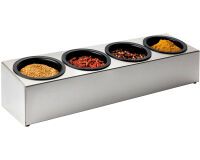 Matfer roll box inox 4 bols 51x13.5 cm
