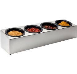 Matfer roll box inox 4 bols 51x13.5 cm