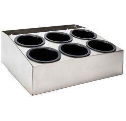Matfer roll box inox 6 bols 38x36 cm