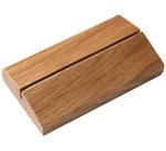 chevalet de table en hêtre vernis naturel pour menu