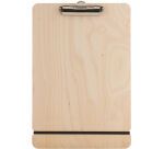 porte-menu avec pince bois clair A4 34,5 x 23 cm