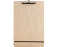 porte-menu avec pince bois clair A4 34,5 x 23 cm