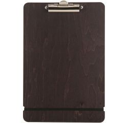 porte-menu avec pince bois foncé A4 34,5 x 23 cm