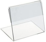 lot de 10 porte étiquettes plexiglass  6 x 8 cm