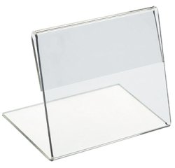 lot de 10 porte étiquettes plexiglass  6 x 8 cm