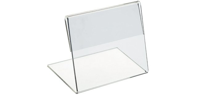 lot de 10 porte étiquettes plexiglass  6 x 8 cm