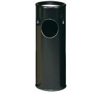 cendrier corbeille noir ø 25,7 cm h 70 cm