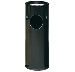 cendrier corbeille noir ø 25,7 cm h 70 cm