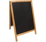 Panneau trottoir WOODY, avec tableau