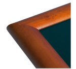 longue ardoise murale bois/laque foncé 120 x 56 cm