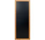 longue ardoise murale bois/teck clair 150 x 56 cm