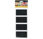 lot de 8 étiquettes adhésives ardoise  8,5 x 5 cm